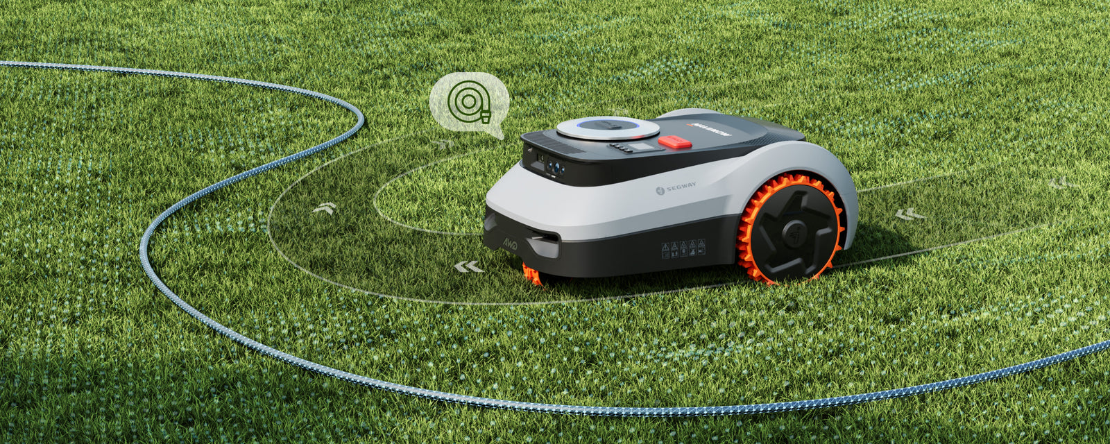 Navimow i210 LiDAR Pro dans un jardin